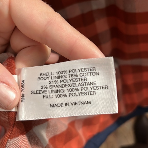 Orvis mens flannel lined overcoat - Picture 5 of 5